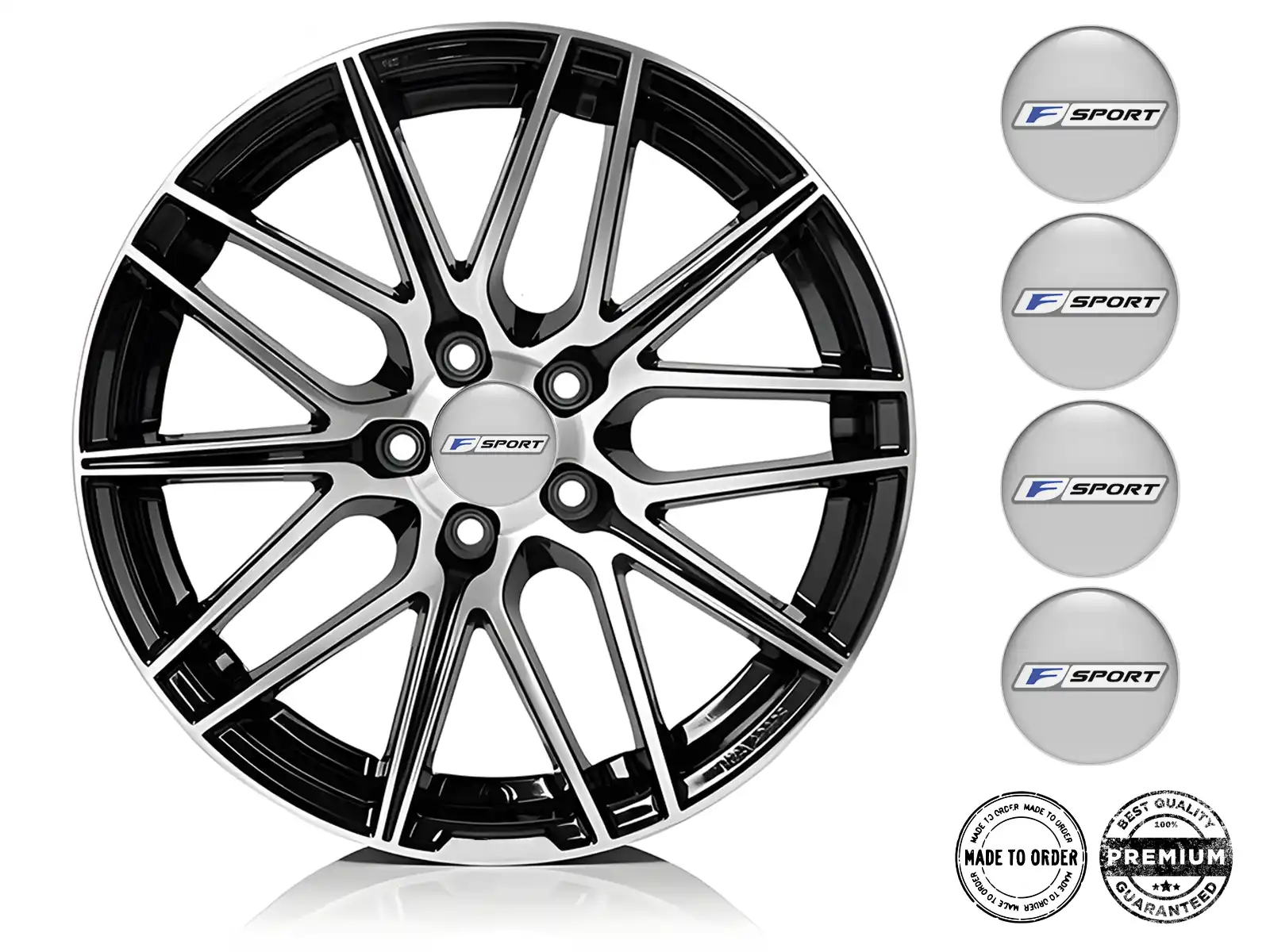 Lexus Calcomanía de Aro Diseño Insignias Silicona Custom